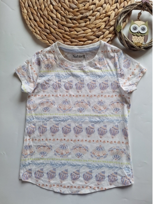 Nutmeg t-shirt w muszelki 134