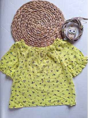 Żółta bluzka 152 Zara