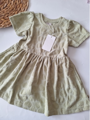 Sukienka Pompdelux pistacjowa 92