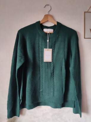 Zielony damski sweter Once
