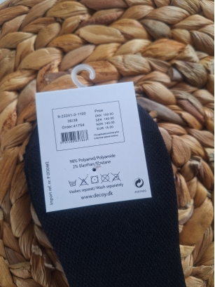 Czarne stopki damskie 36 - 38 Decoy 