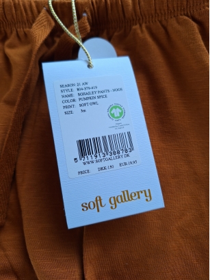 Spodnie niemowlęce 62 Soft Gallery 