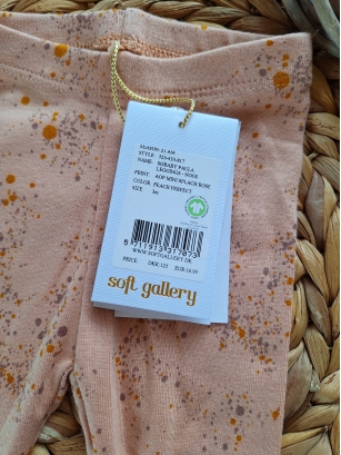 Spodnie niemowlęce 62 Soft Gallery różowe