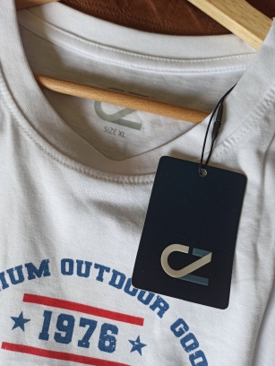 Bawełniany t-shirt męski XL