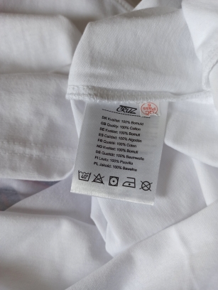 Bawełniany t-shirt męski XL