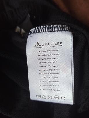 Czarne legginsy S Whistler