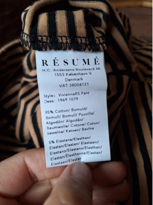 Spodnie z jerseyu L Resume