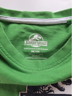 T-shirt 98 - 104 Jurrasic World 