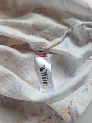 Nutmeg t-shirt w muszelki 134