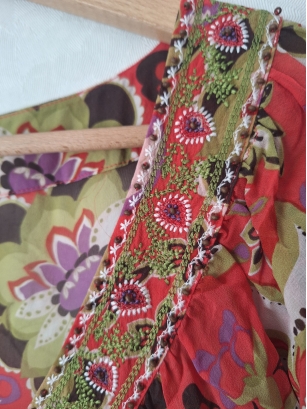 Jedwabna bluzka tunika Monsoon XL - XXL