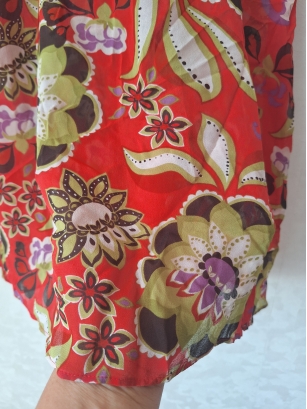 Jedwabna bluzka tunika Monsoon XL - XXL