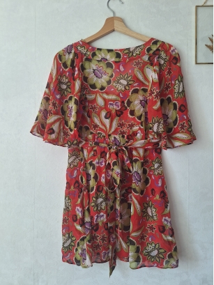 Jedwabna bluzka tunika Monsoon XL - XXL