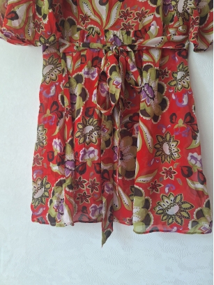Jedwabna bluzka tunika Monsoon XL - XXL