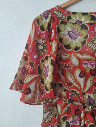 Jedwabna bluzka tunika Monsoon XL - XXL
