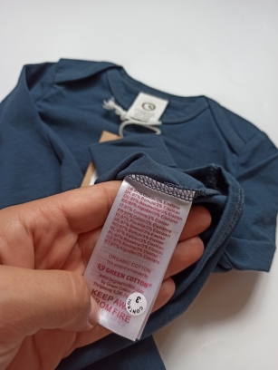 Granatowe body Müsli na długi rękaw