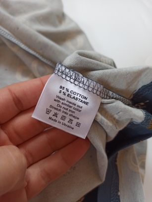 Granatowa sukienka w zwierzęta 