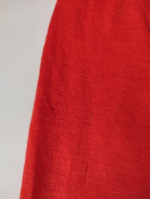 Czerwone legginsy Norheim 152 merino