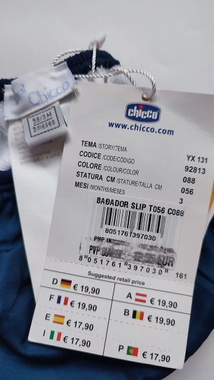 Kąpielówki Chicco 56 
