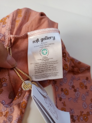 Legginsy Soft Gallery w kwiatki