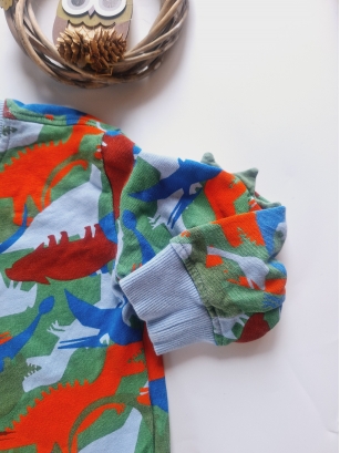 Bluza 92 - 98 bawełniana dinozaury