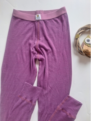 Legginsy merino 146 - 152 Janus fioletowe